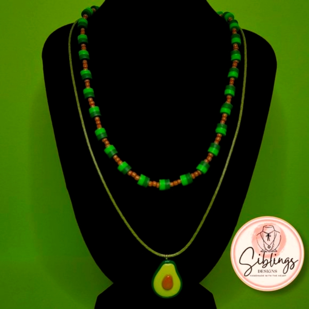 Necklace With Avocado
